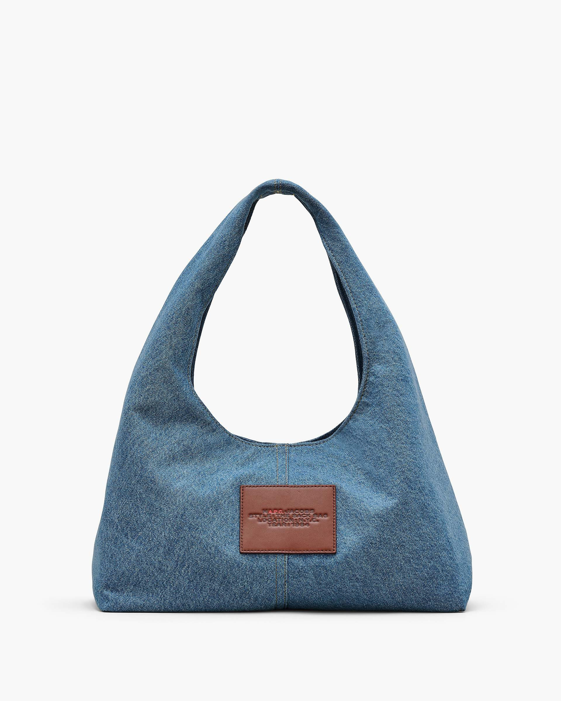 THE A.P.C. X MARC JACOBS DENIM SACK BAG - 3