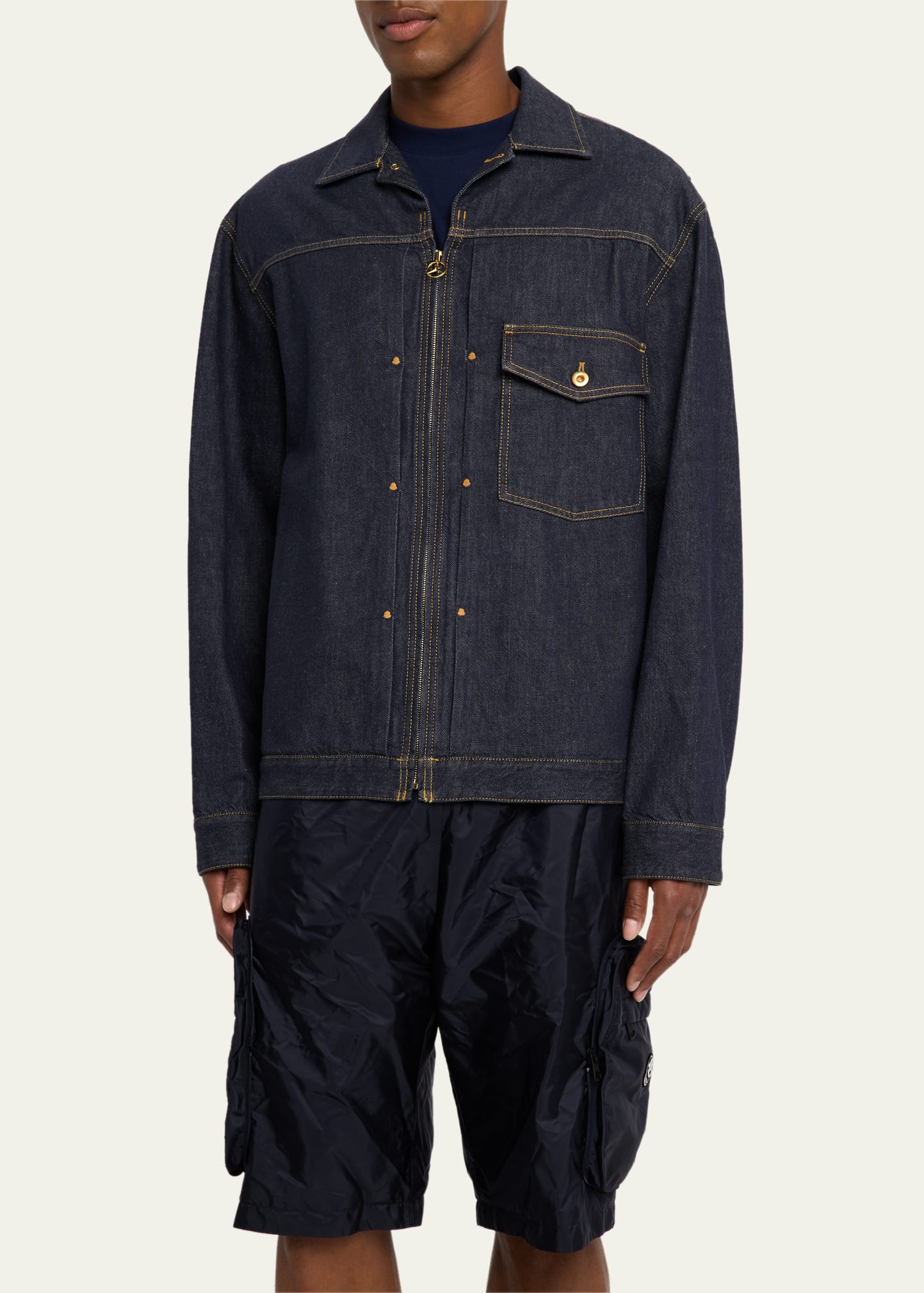 x Mercedes-Benz by NIGO Men's Nepit Denim Jacket - 4