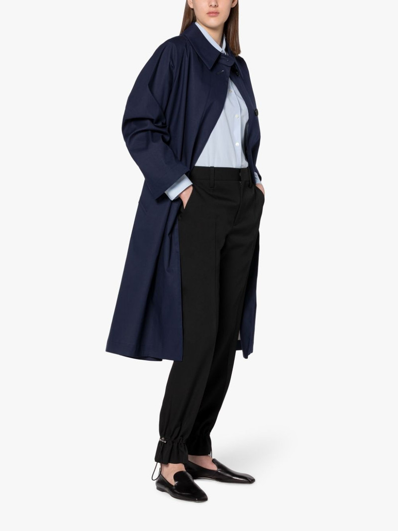 TRANENT INK X WHISPER WHITE RAINTEC COTTON TRENCH COAT | LM-1105B 2