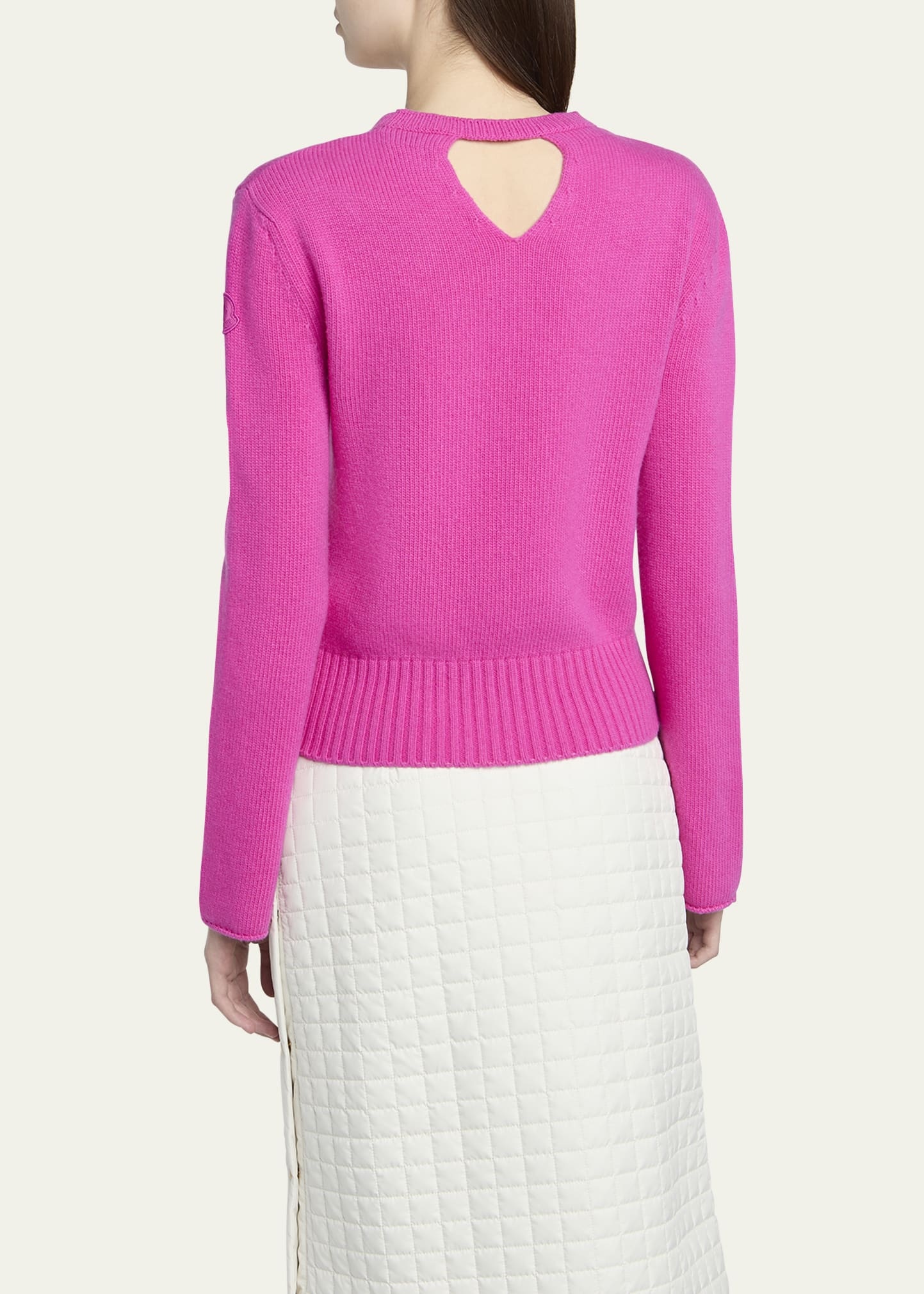 Wool-Cashmere Crewneck Sweater - 3