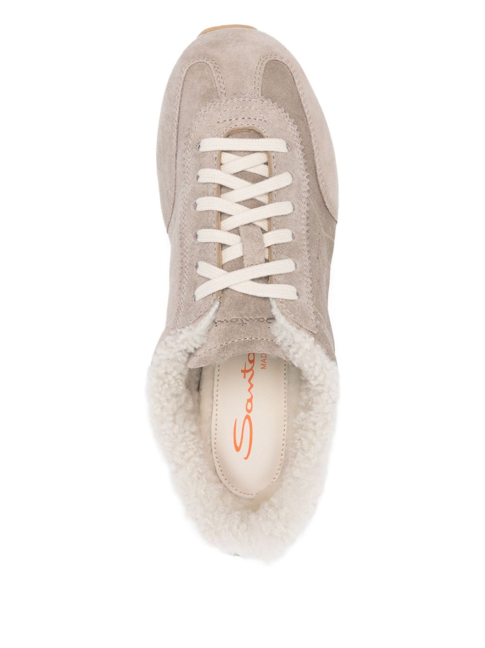 panelled sneakers - 4