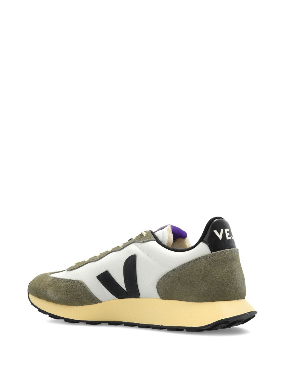 V-logo suede trainers - 4