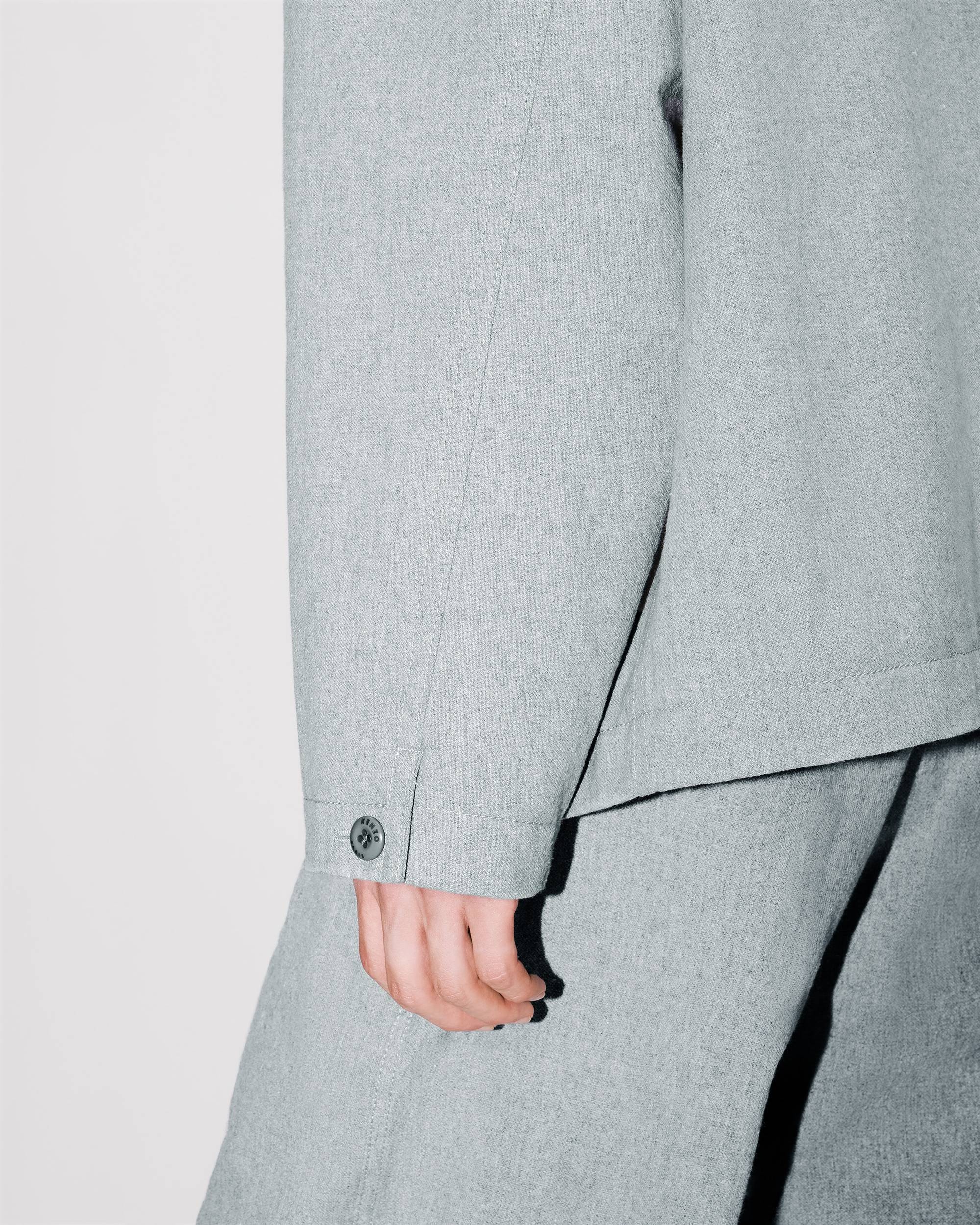 'KENZO Paris Chainstitch' embroidered workwear jacket - 7