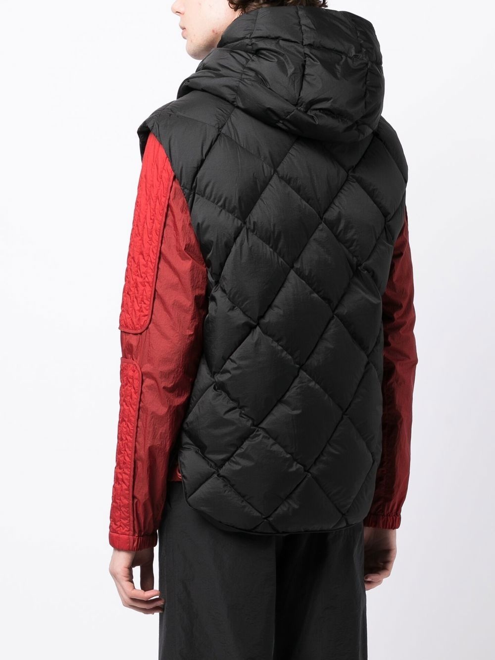 padded quilted gilet - 4