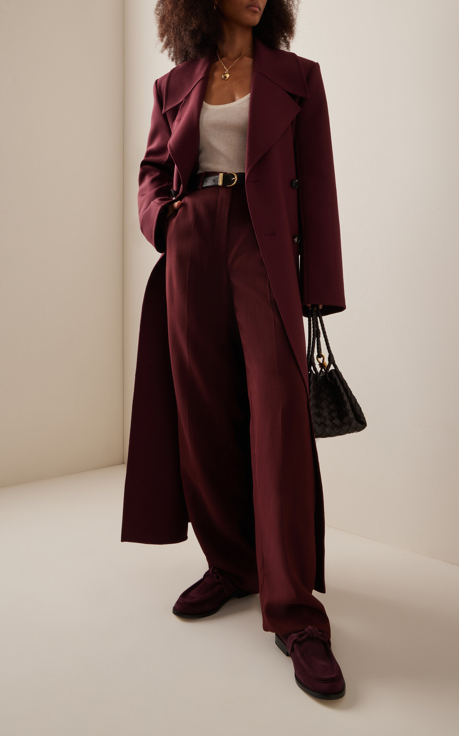 Astaire Suede Loafers burgundy - 2
