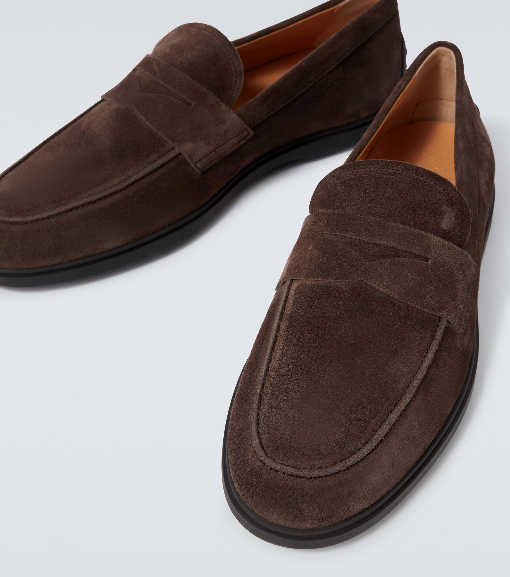 Suede penny loafers - 3