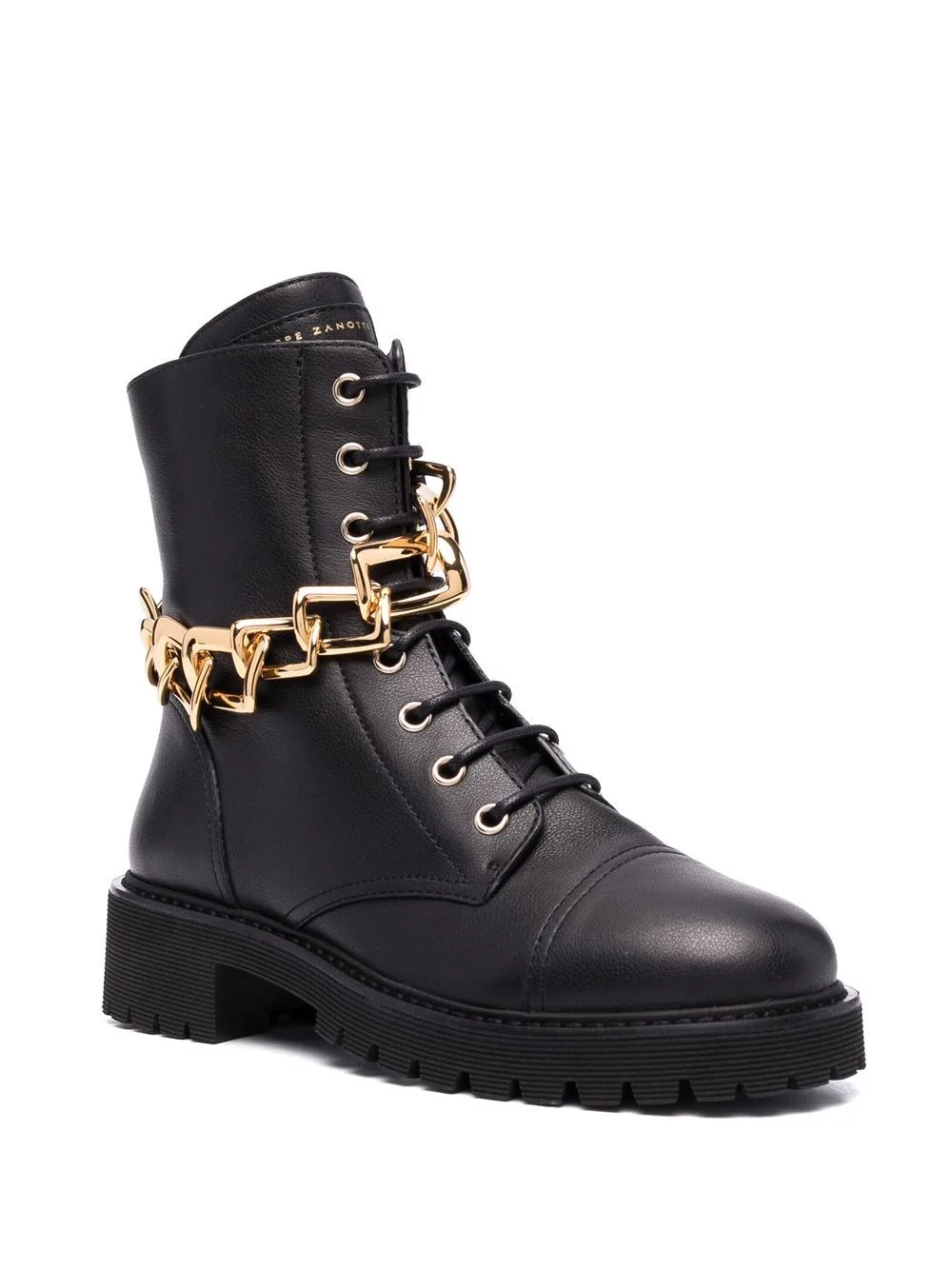 lace-up leather boots - 2