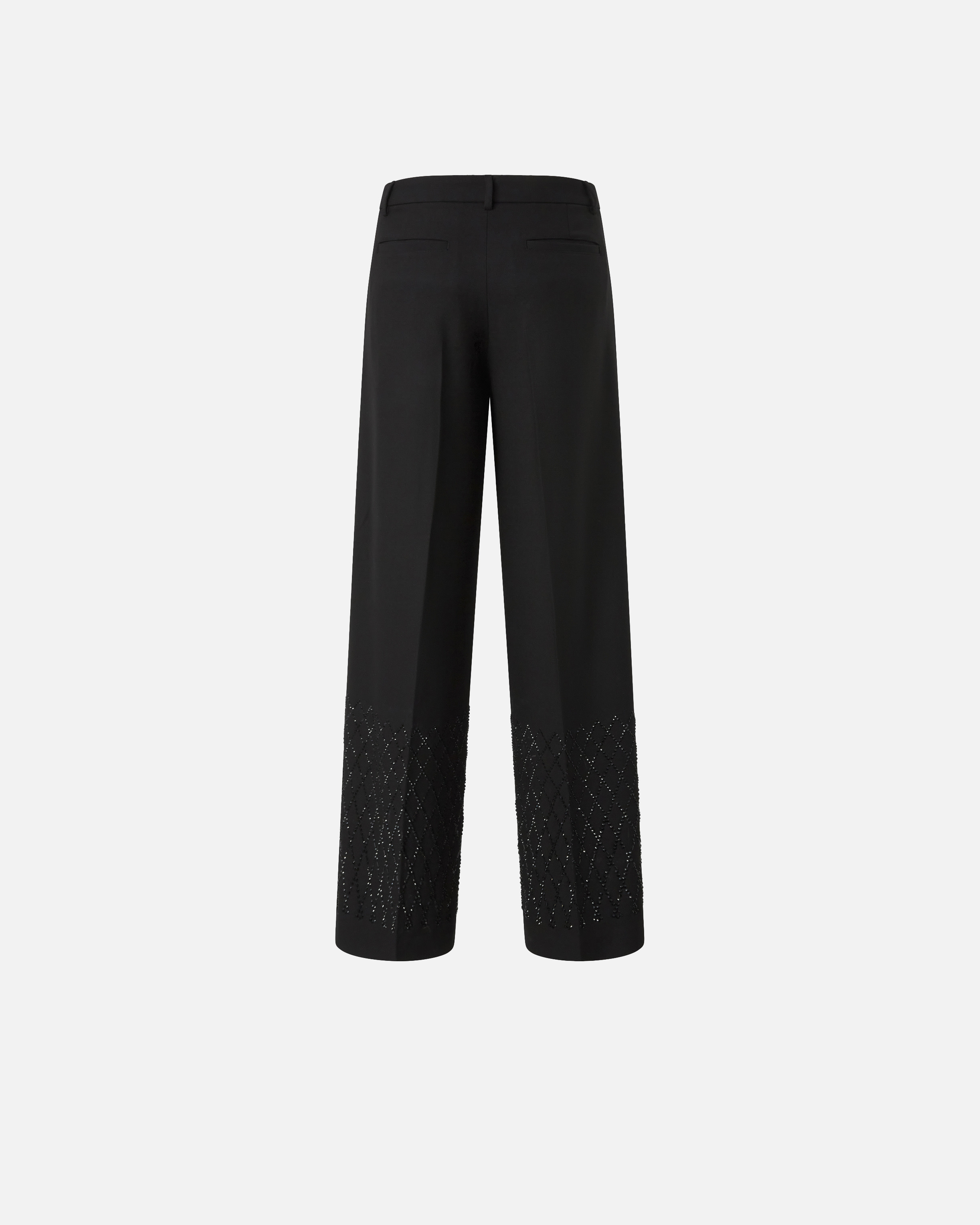 WIDE-LEG TROUSERS WITH RHINESTONES - 2