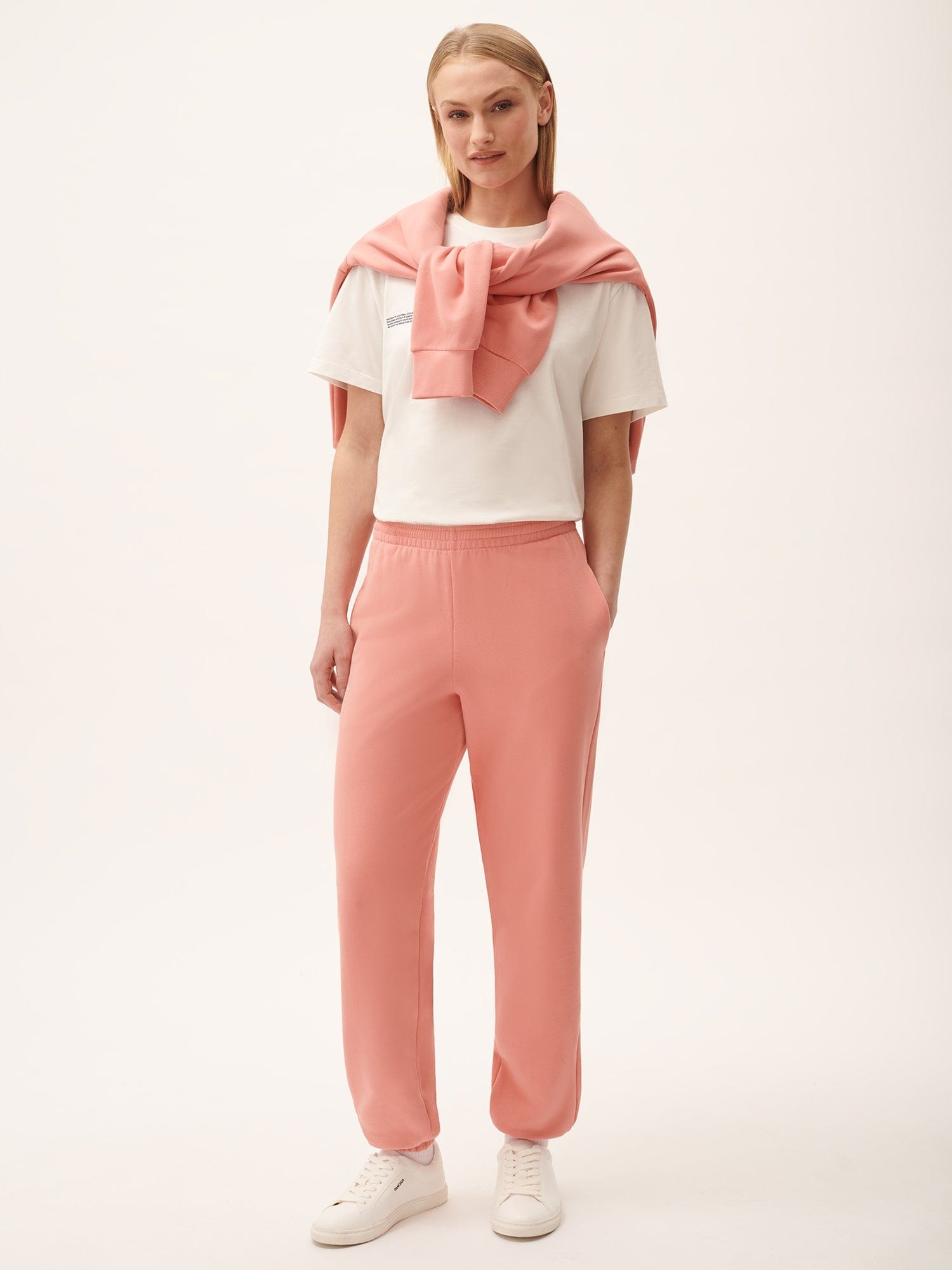 Womens 365 Midweight Track Pants - Dewy Rose - 2