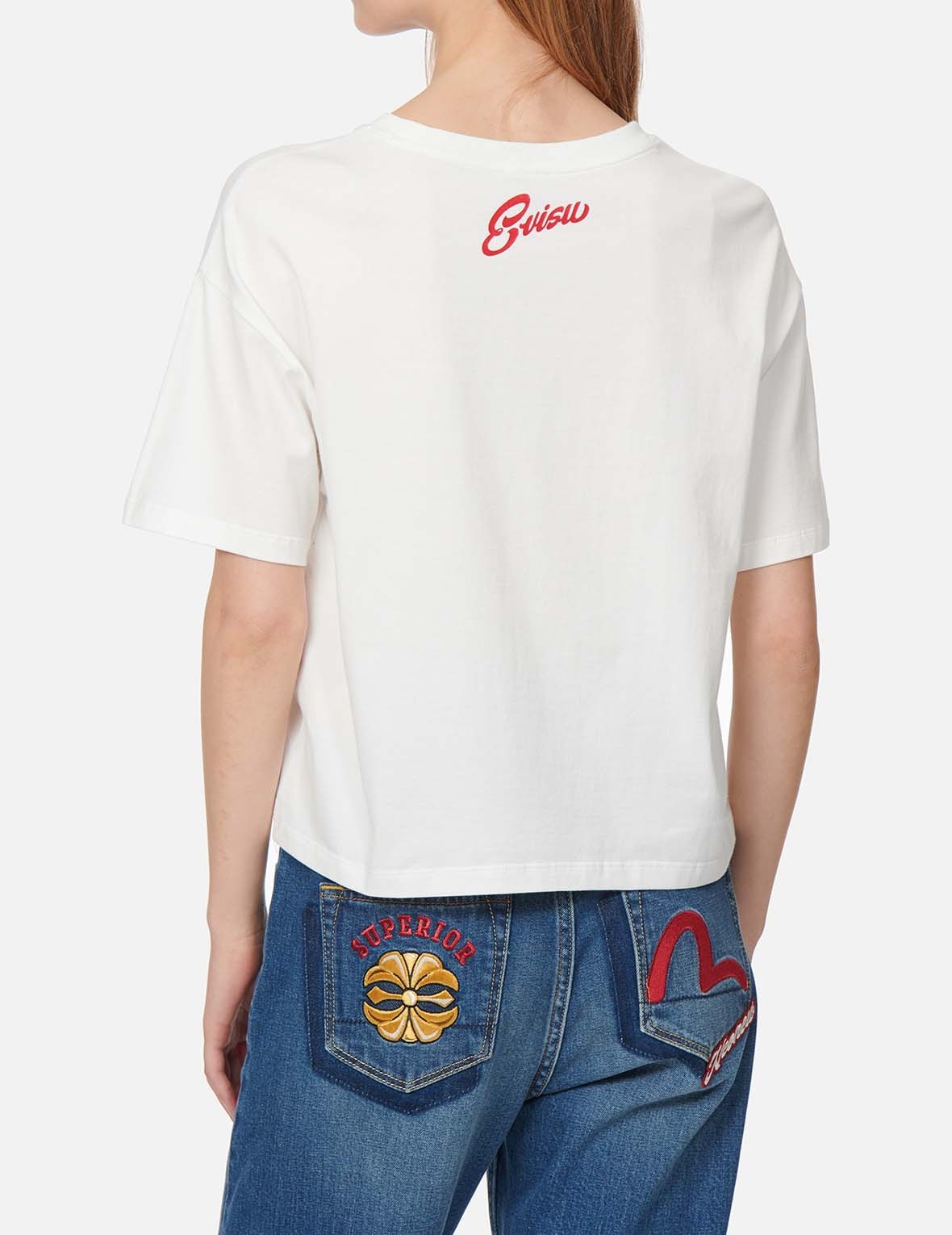 DARUMA-PATTERN SEAGULL PRINT T-SHIRT - 4