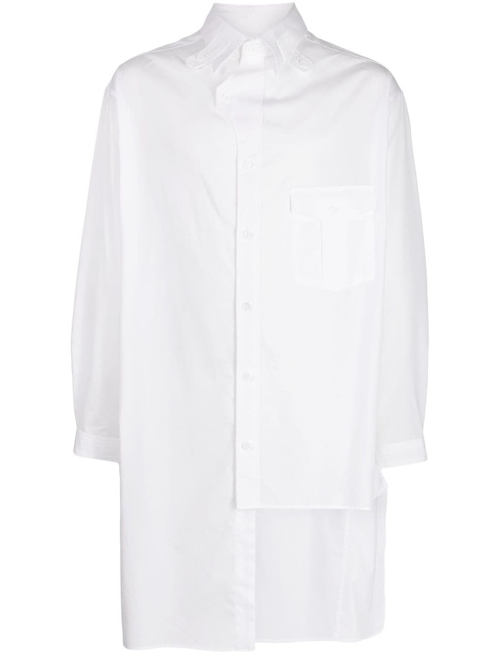 asymmetric cotton shirt - 1