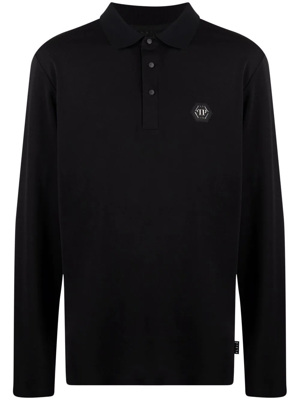 logo-print polo shirt - 1