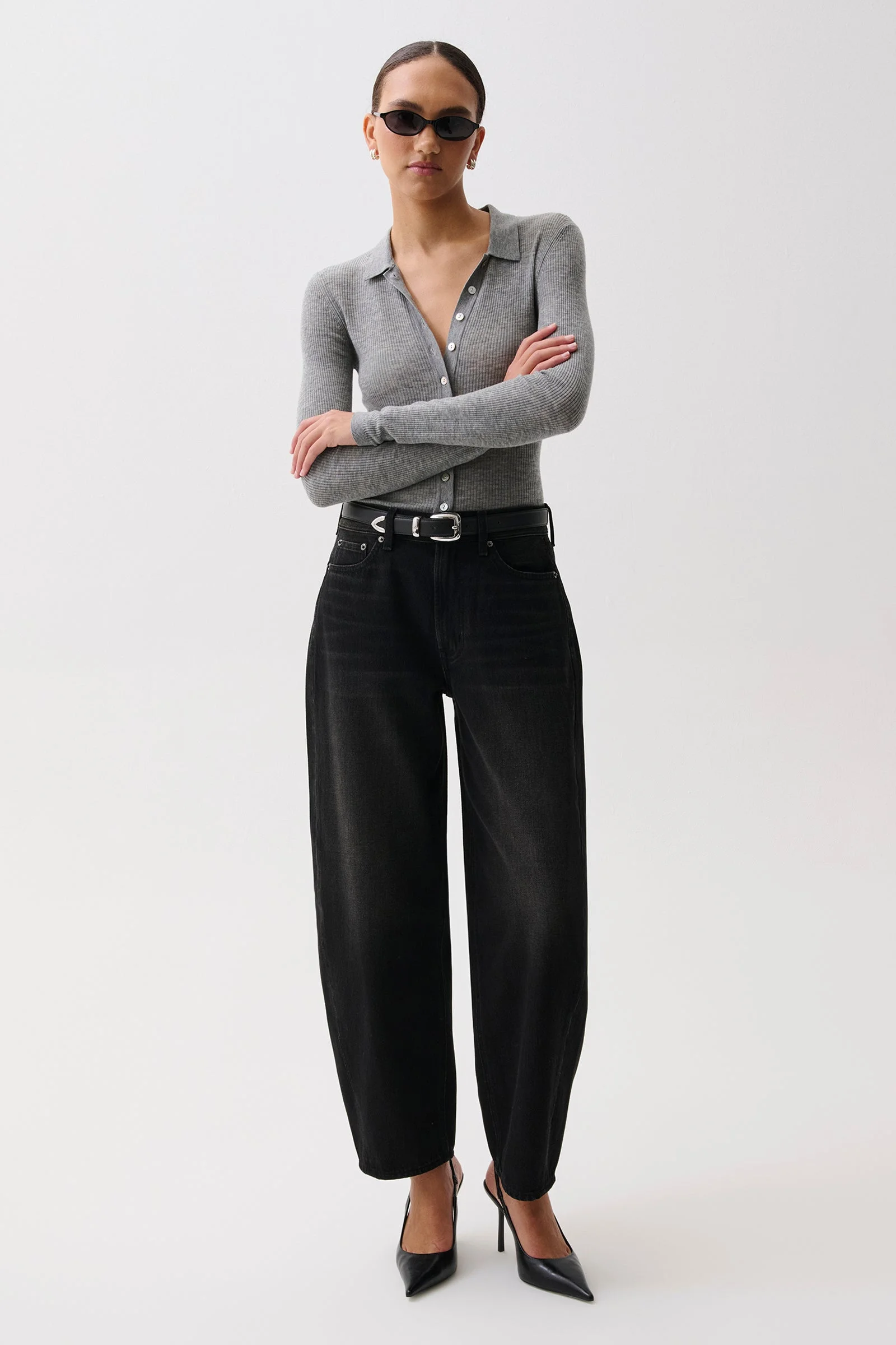 SACHA HIGH RISE RELAXED BARREL - SPARK - 1