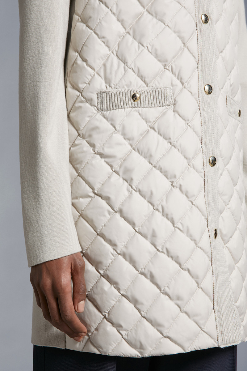 Padded Wool Long Cardigan 7