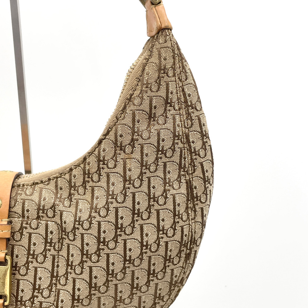 Christian - Christian Dior Street Chic Beige Fabric Hobo Bag - 11