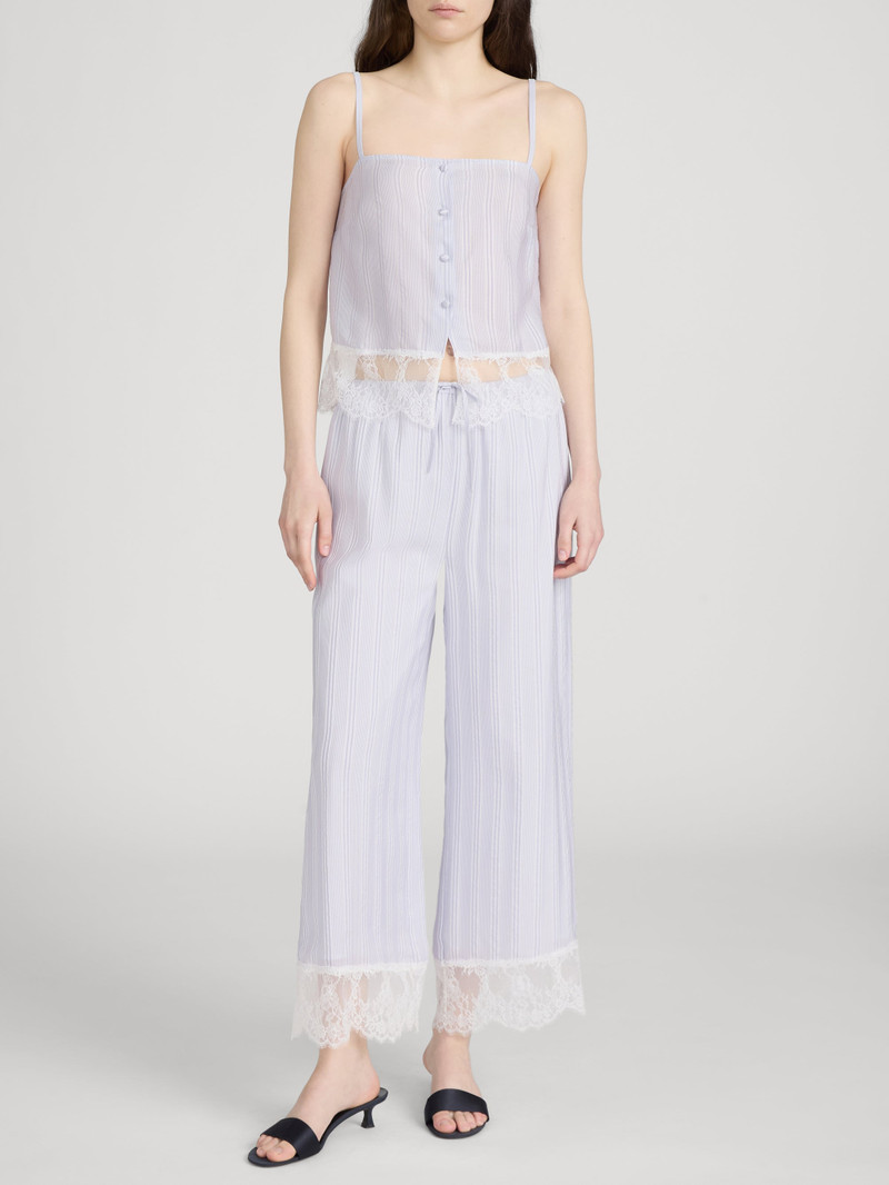 FRAME The Stripe Lace Cami outlook