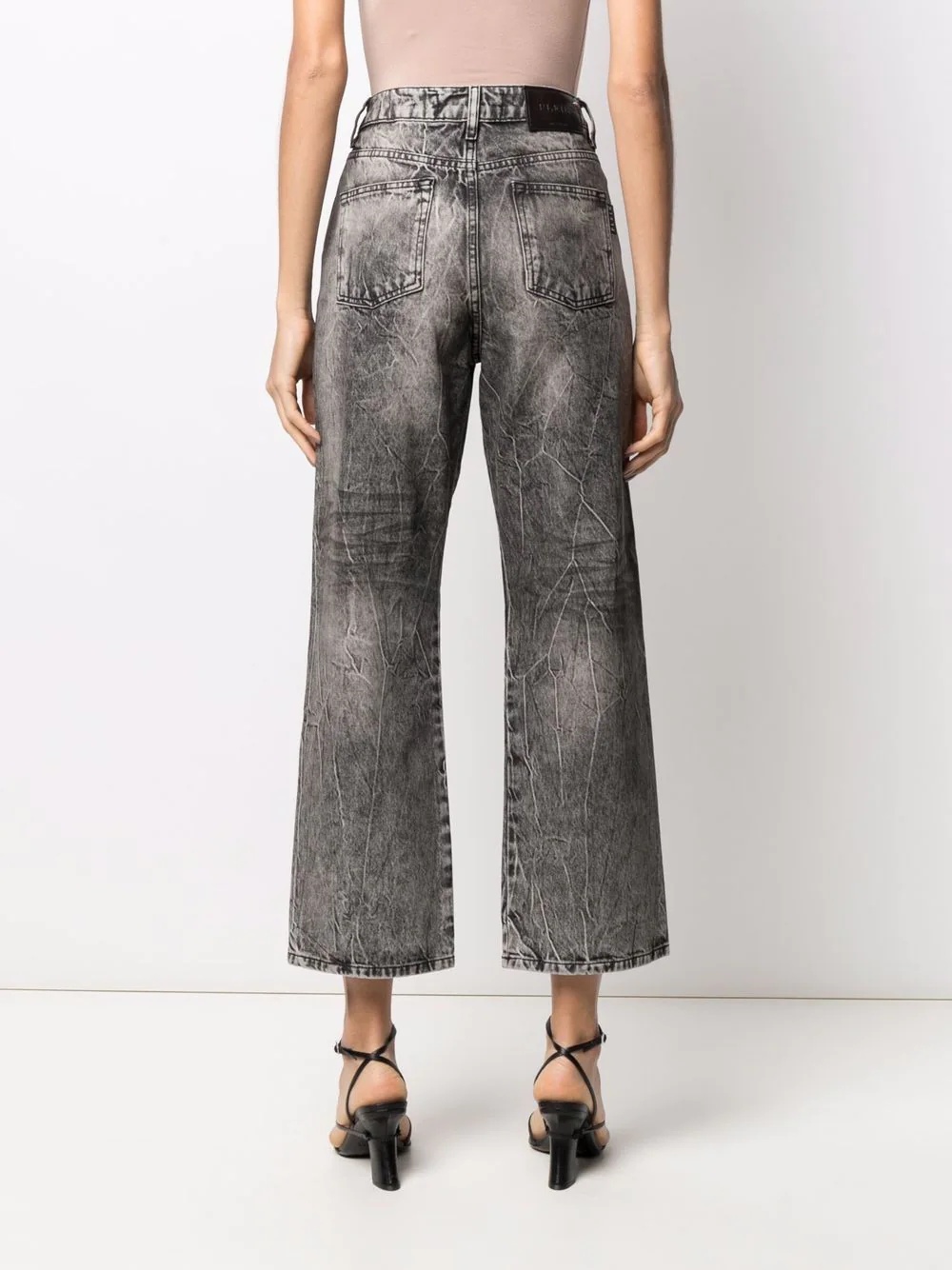 Iconic Plein wide-leg jeans - 4