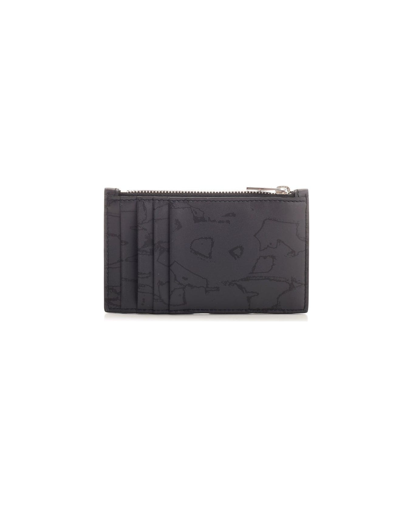 Graphic-printed Zipped Wallet - 2