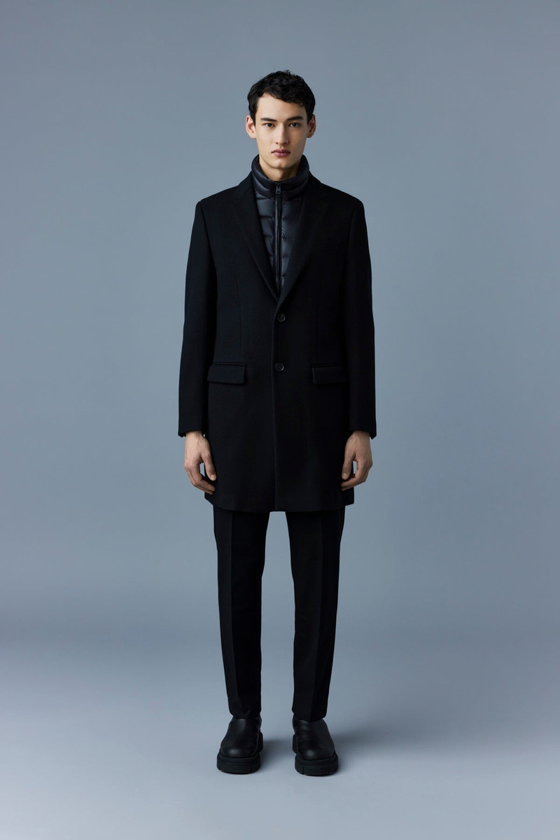 MACKAGE SKAI double-face wool 2-in-1 top coat with removable down liner outlook