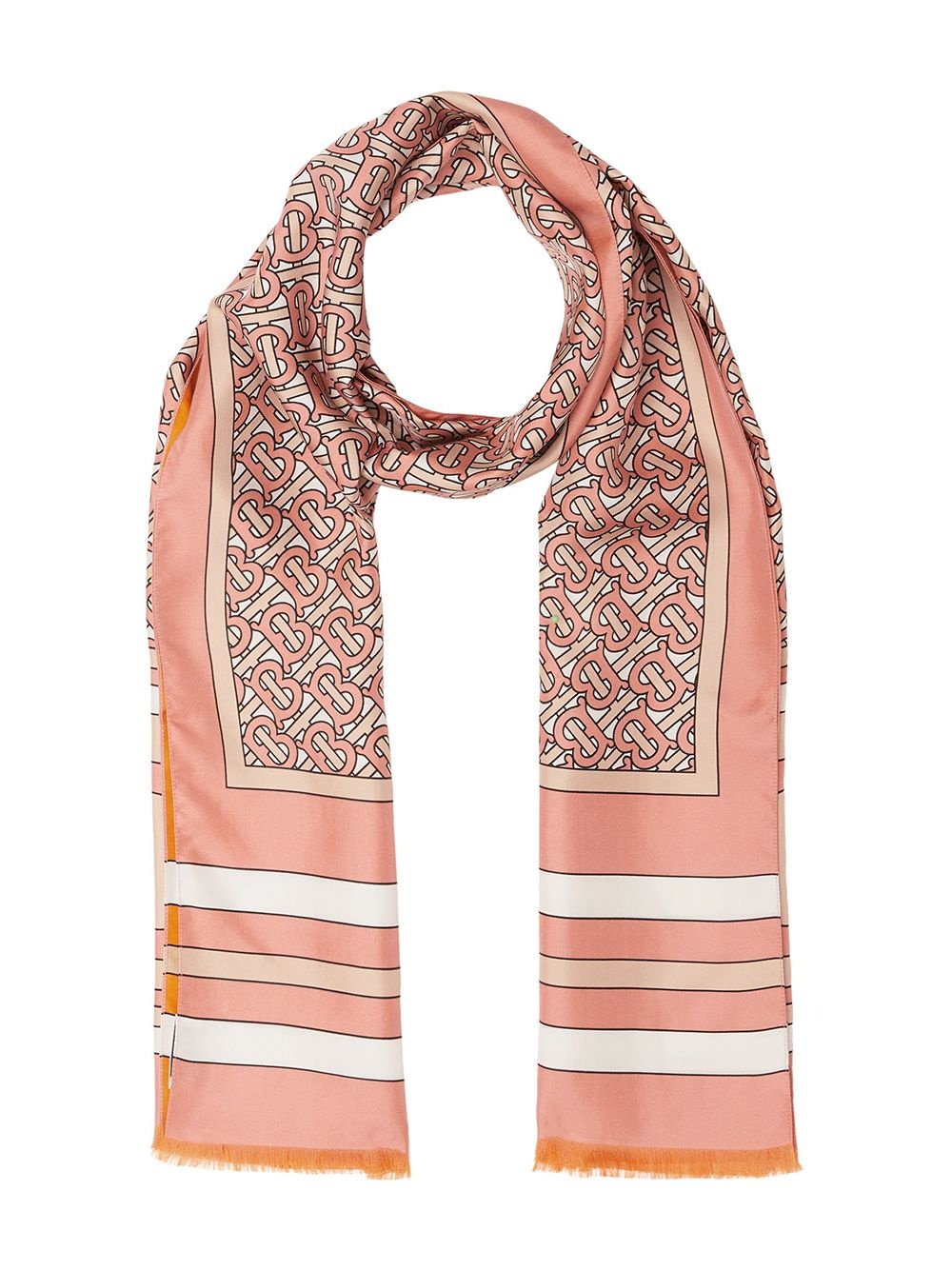 reversible Monogram-print silk scarf - 5