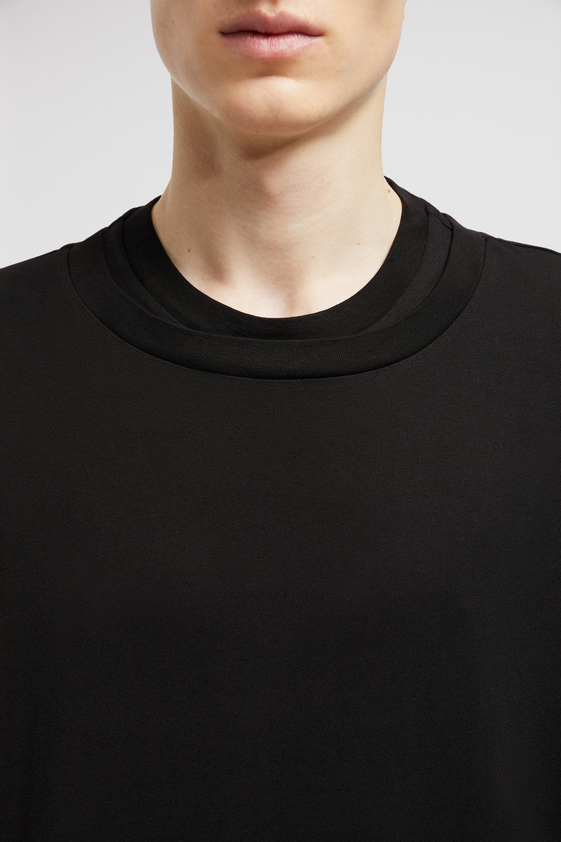 Double Collar Cotton T-Shirt - 6