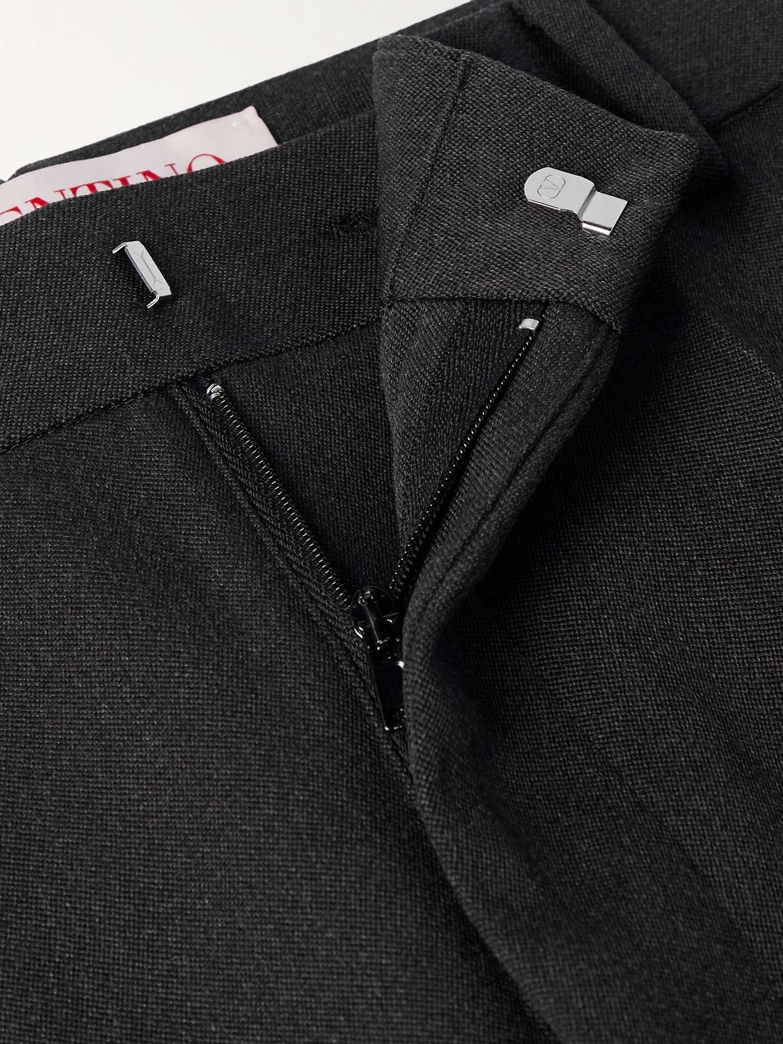 Straight-Leg Grain de Poudre Virgin Wool Trousers - 6