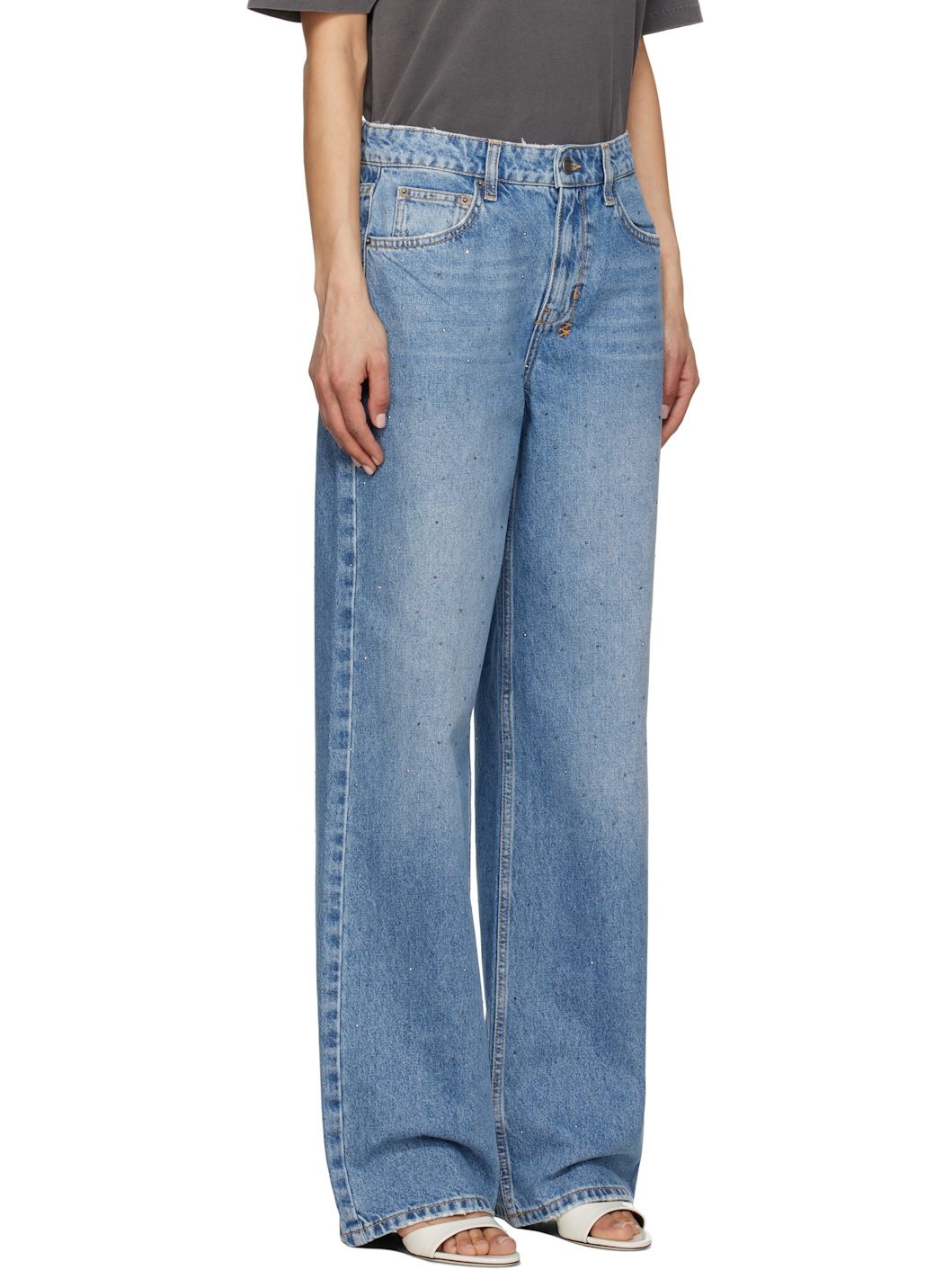 Blue Low Rider Krystal Komet Jeans - 2