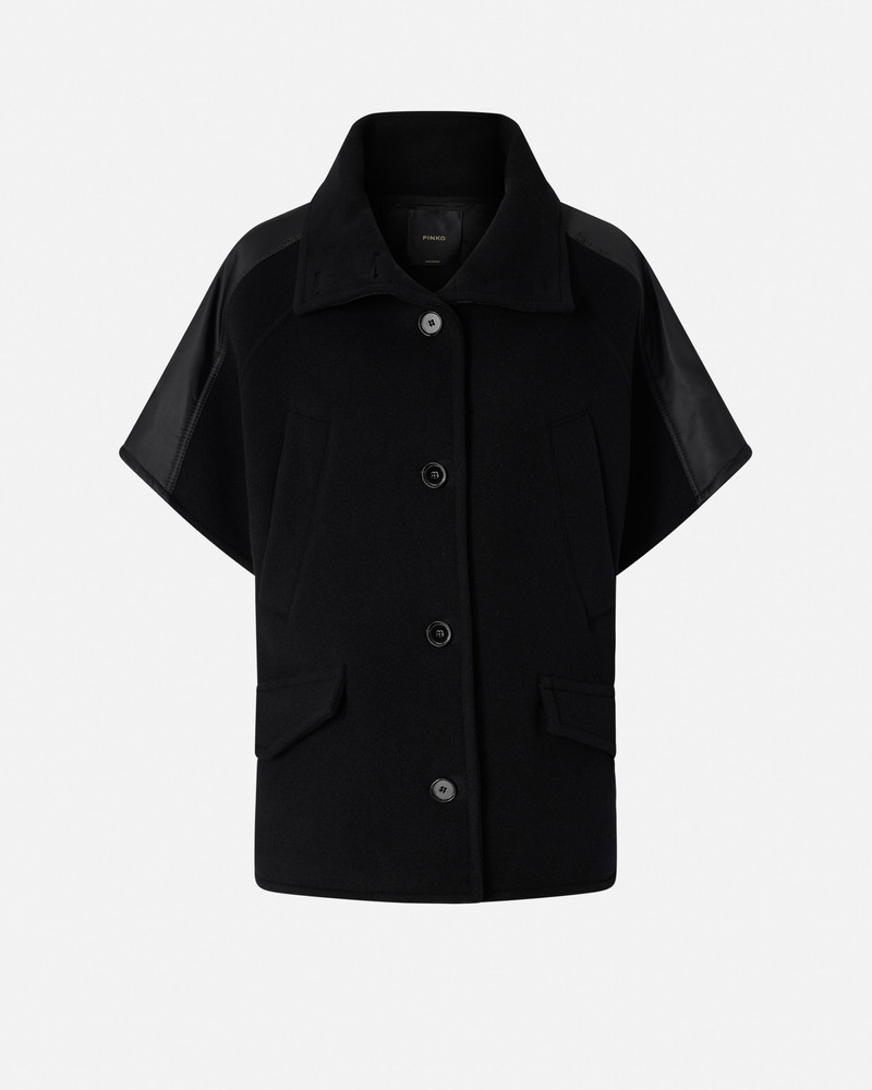 CLOTH CAPE WITH HIGH NECK 1