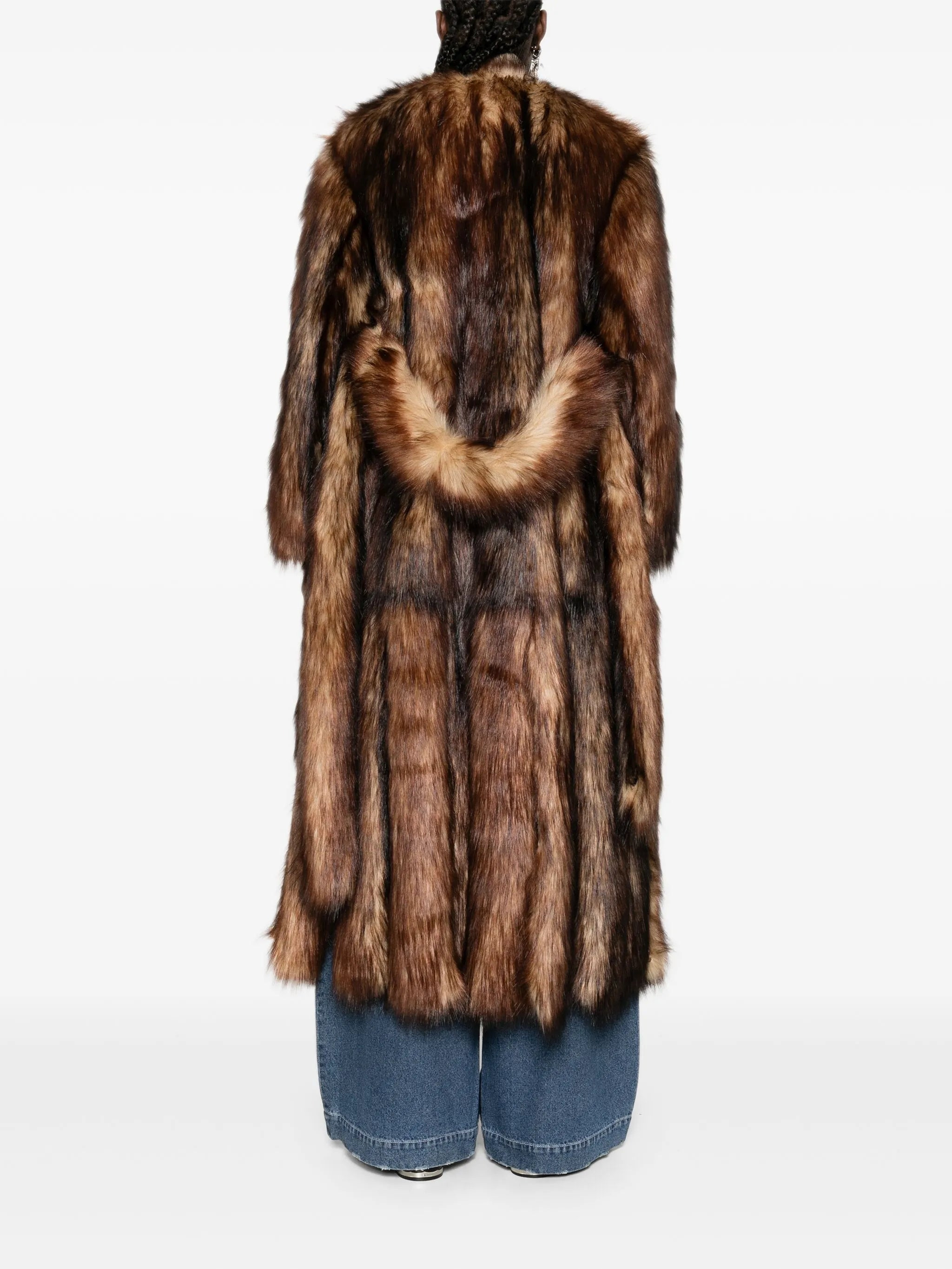 Simone Rocha Belted Faux-fur Coat - 5