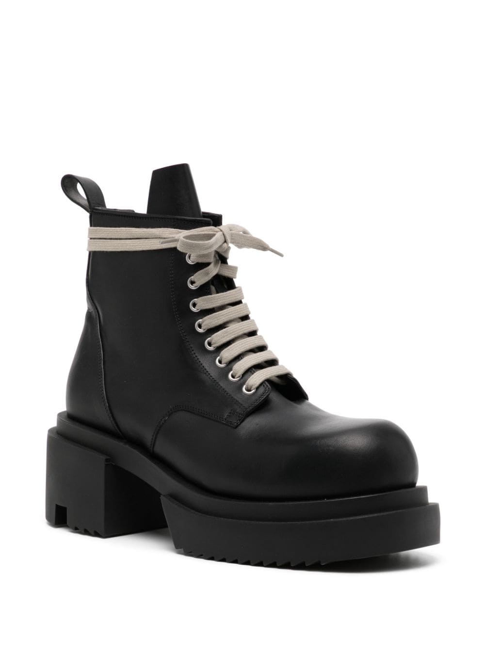 lace-up leather boots - 2