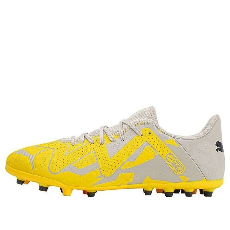 PUMA Future Play MG Comfort Lightweight Cleats 'Yellow Grey' 107380-04 - 1