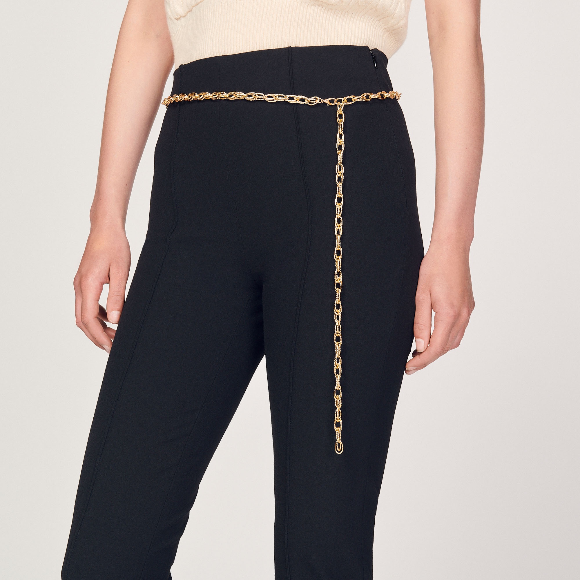 Slit-hem pants - 4