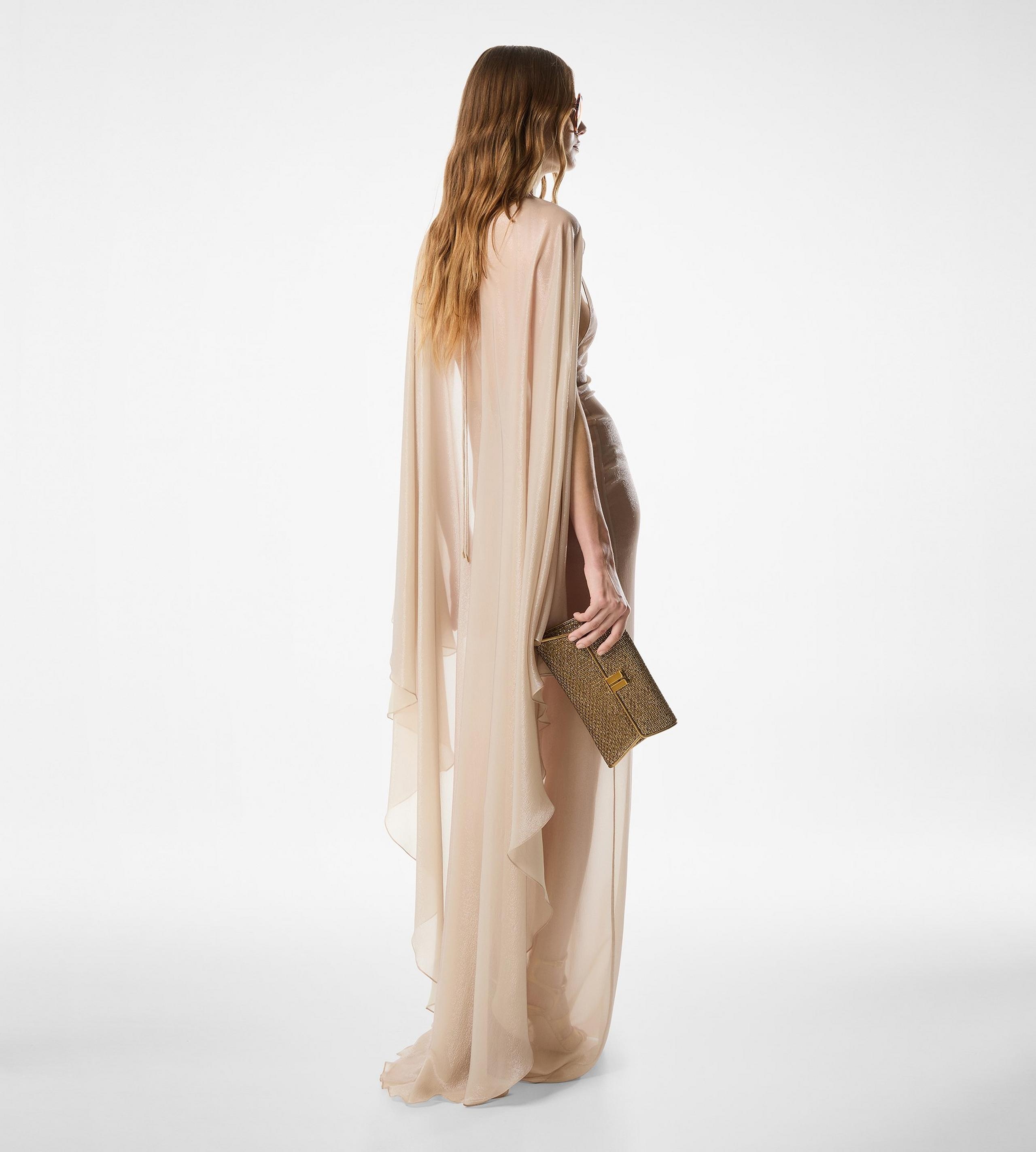 TEXTURED FABRIC NOBILE CLUTCH - 6