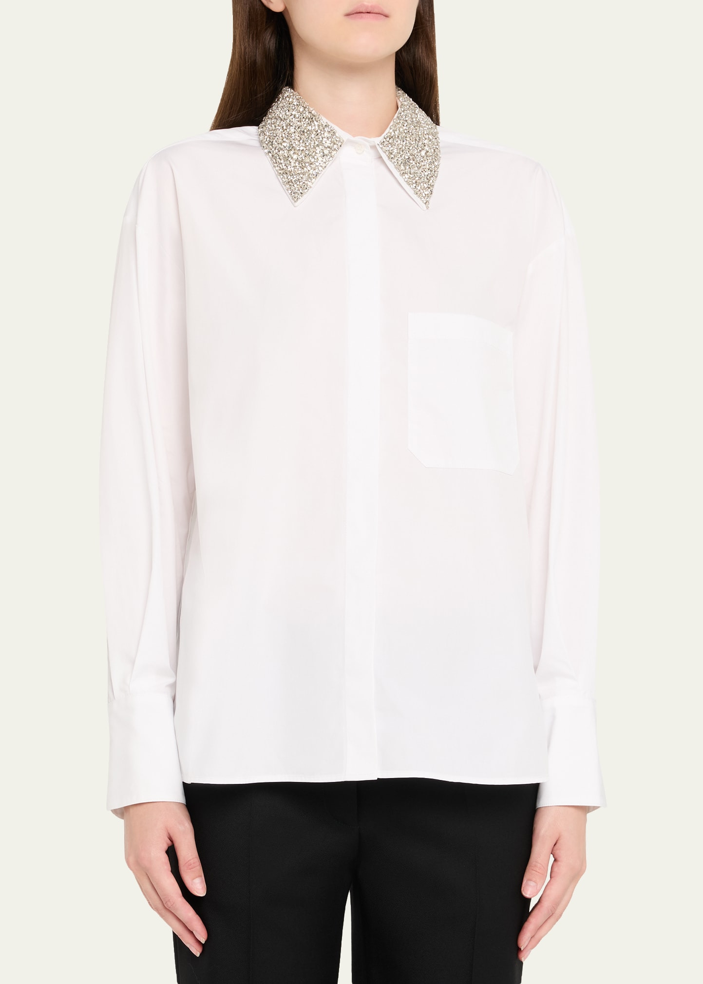 E.B. Shirt with Crystal Collar - 4