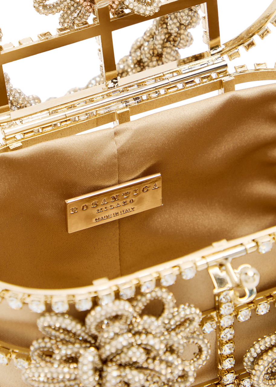 Rosantica Mini Holli Timo Crystal-embellished top Handle bag - 4