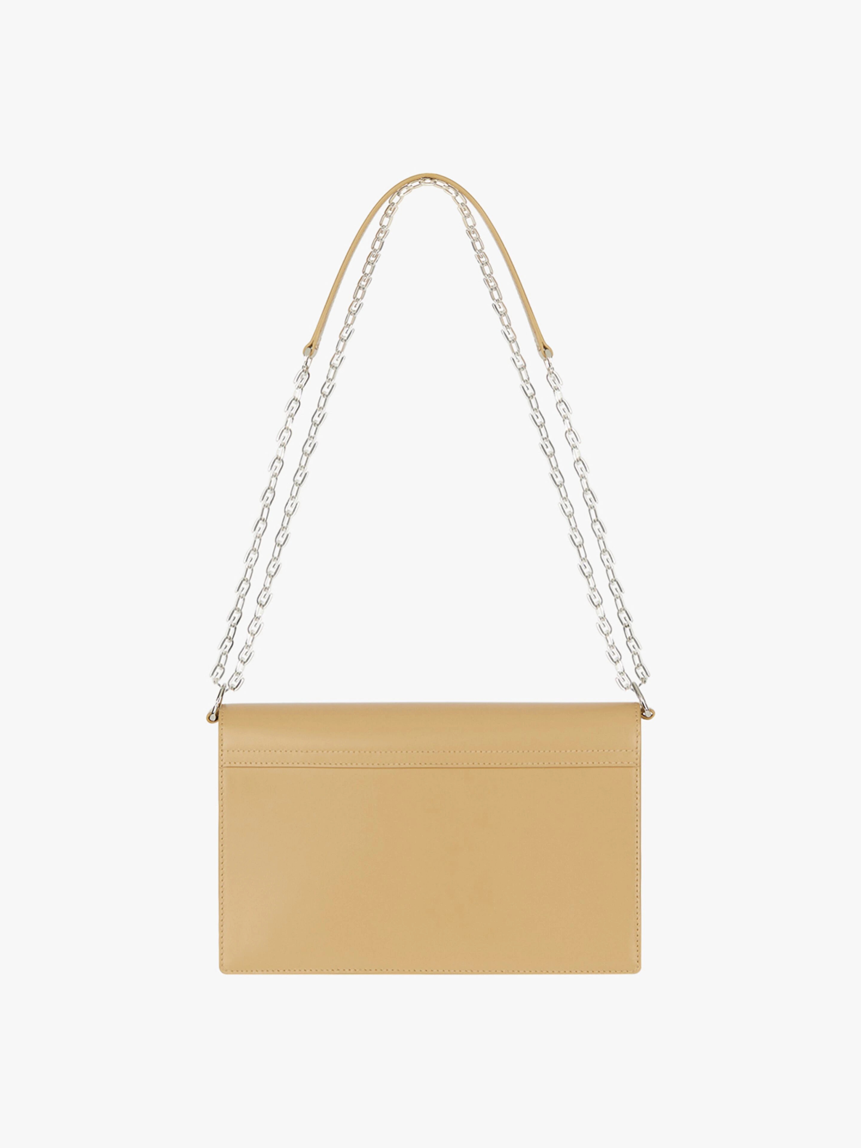 MEDIUM 4G BAG IN BOX LEATHER WITH CHAIN - 5