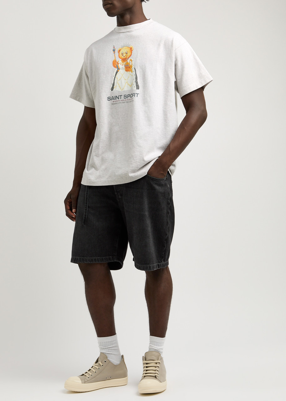 Saint Mxxxxxx Saint Sport Printed Cotton T-shirt - 4