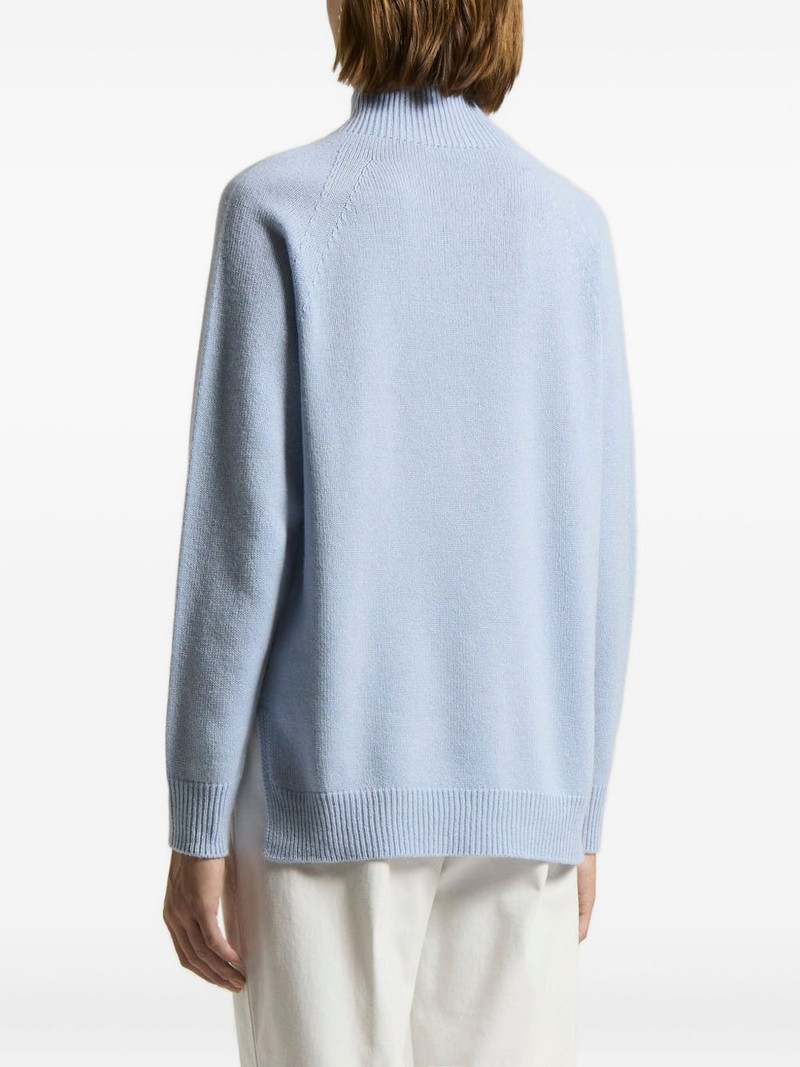 high-neck raglan-sleeve sweater 4