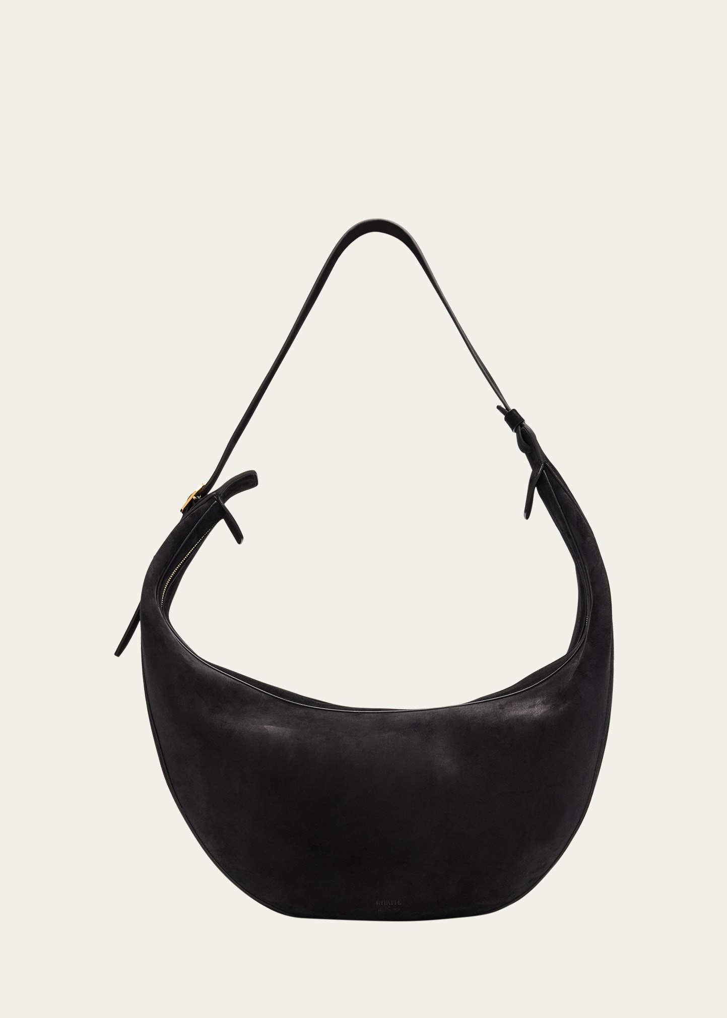 Augustina Zip Suede Hobo Bag - 1