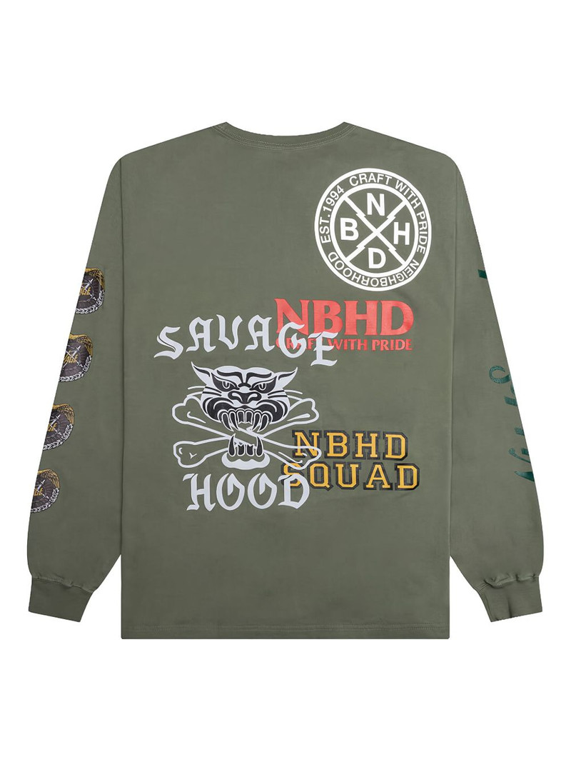 NEIGHBORHOOD graphic-print long-sleeve T-shirt outlook