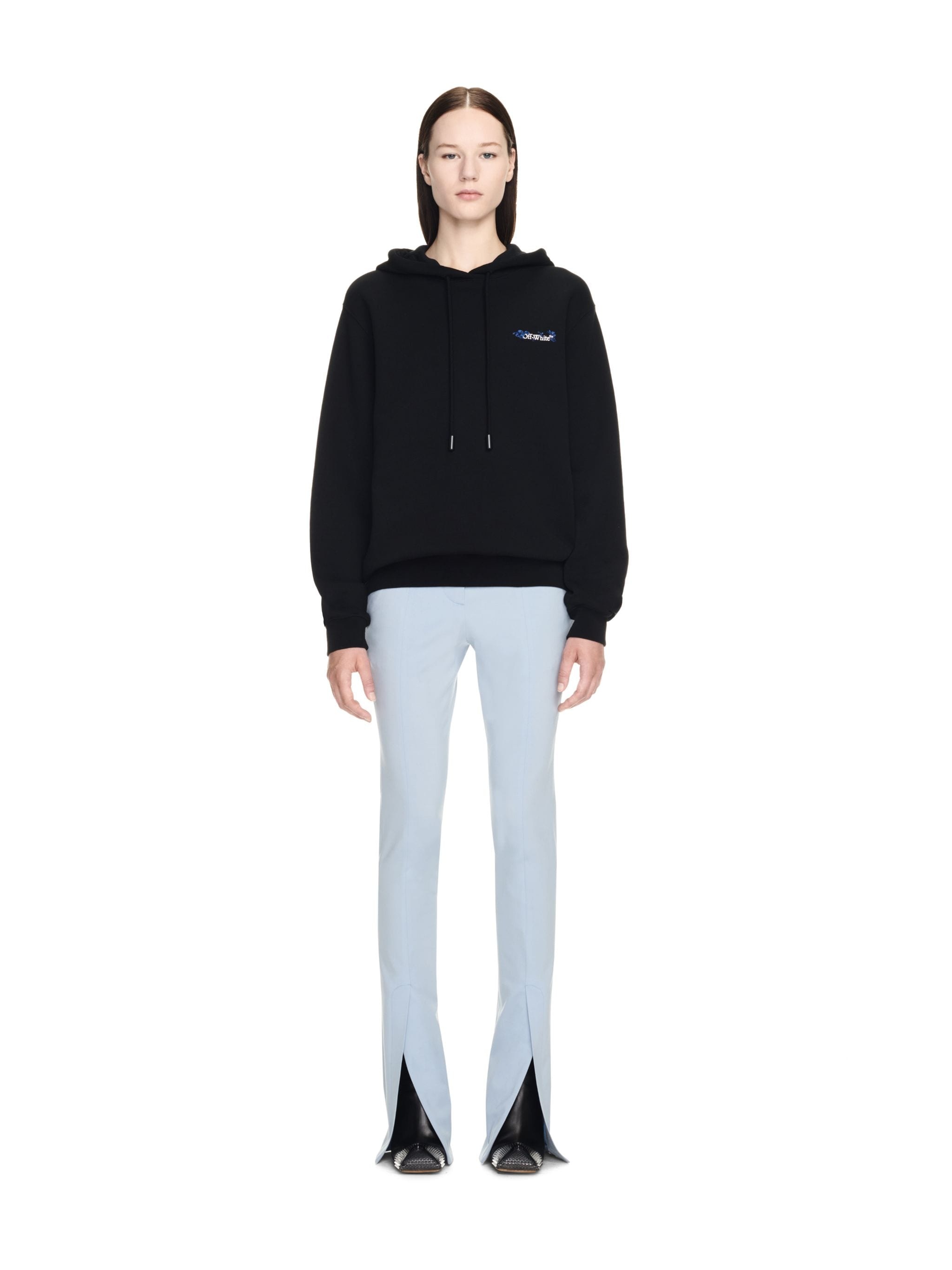 Emb Flower Arrow Reg Hoodie - 2