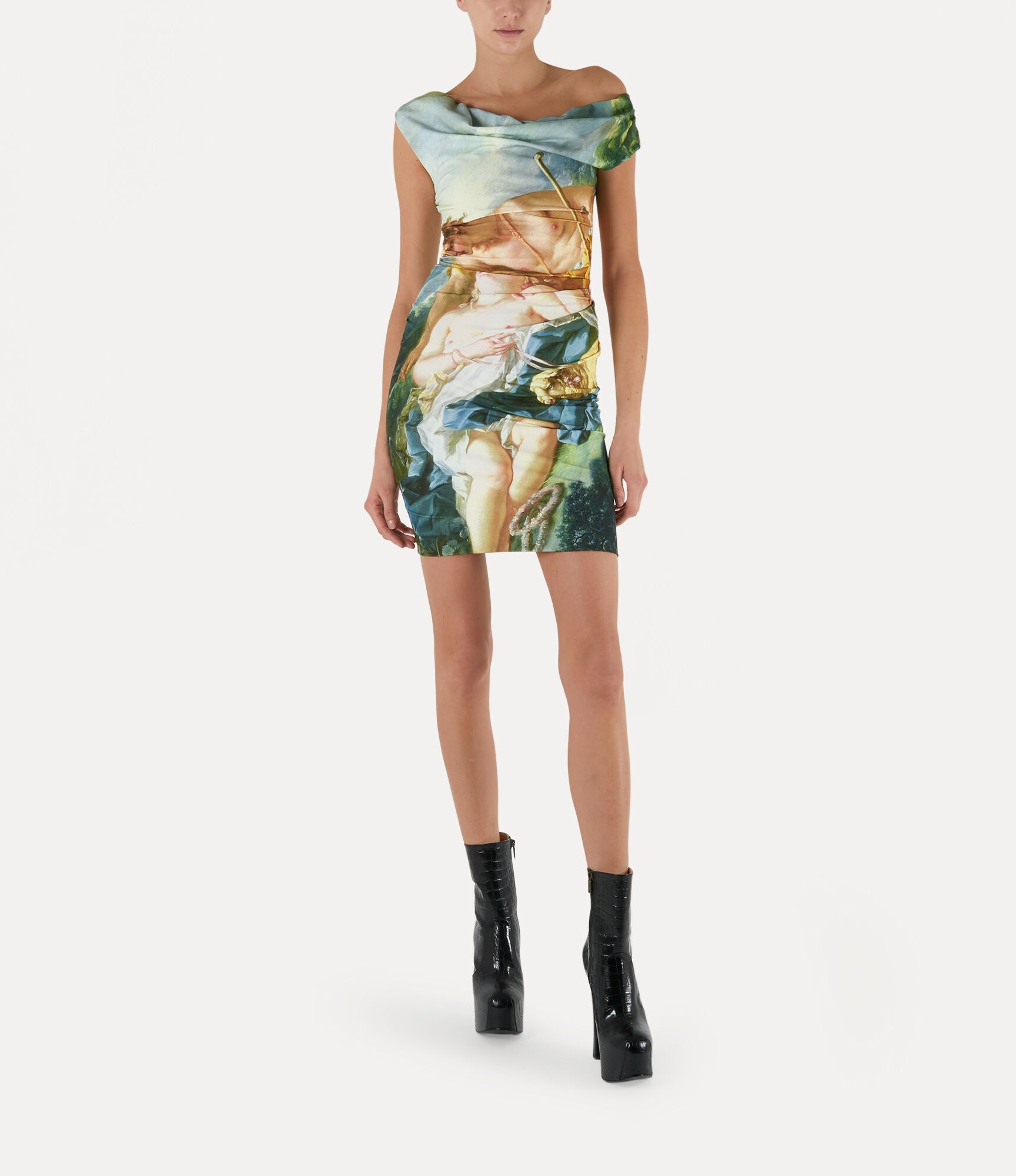 GINNIE MINI PENCIL DRESS BOUCHER - 2