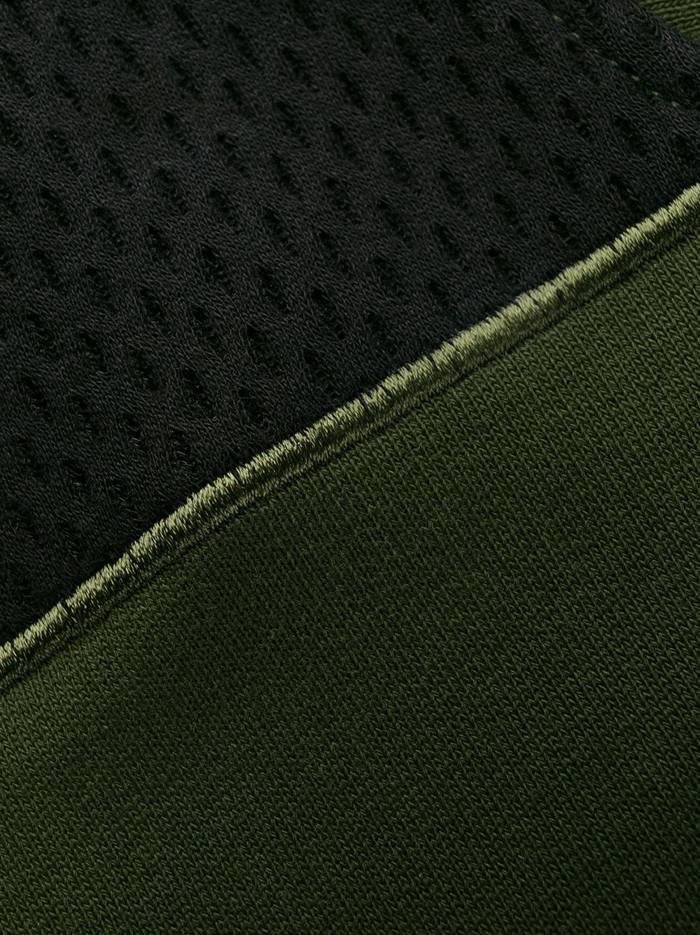 mesh panel sweatshirt - 6