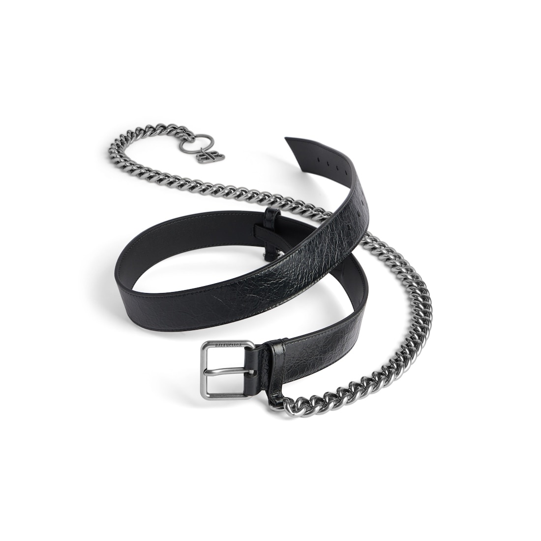 Men's Monaco Chain Belt  in Black - 2