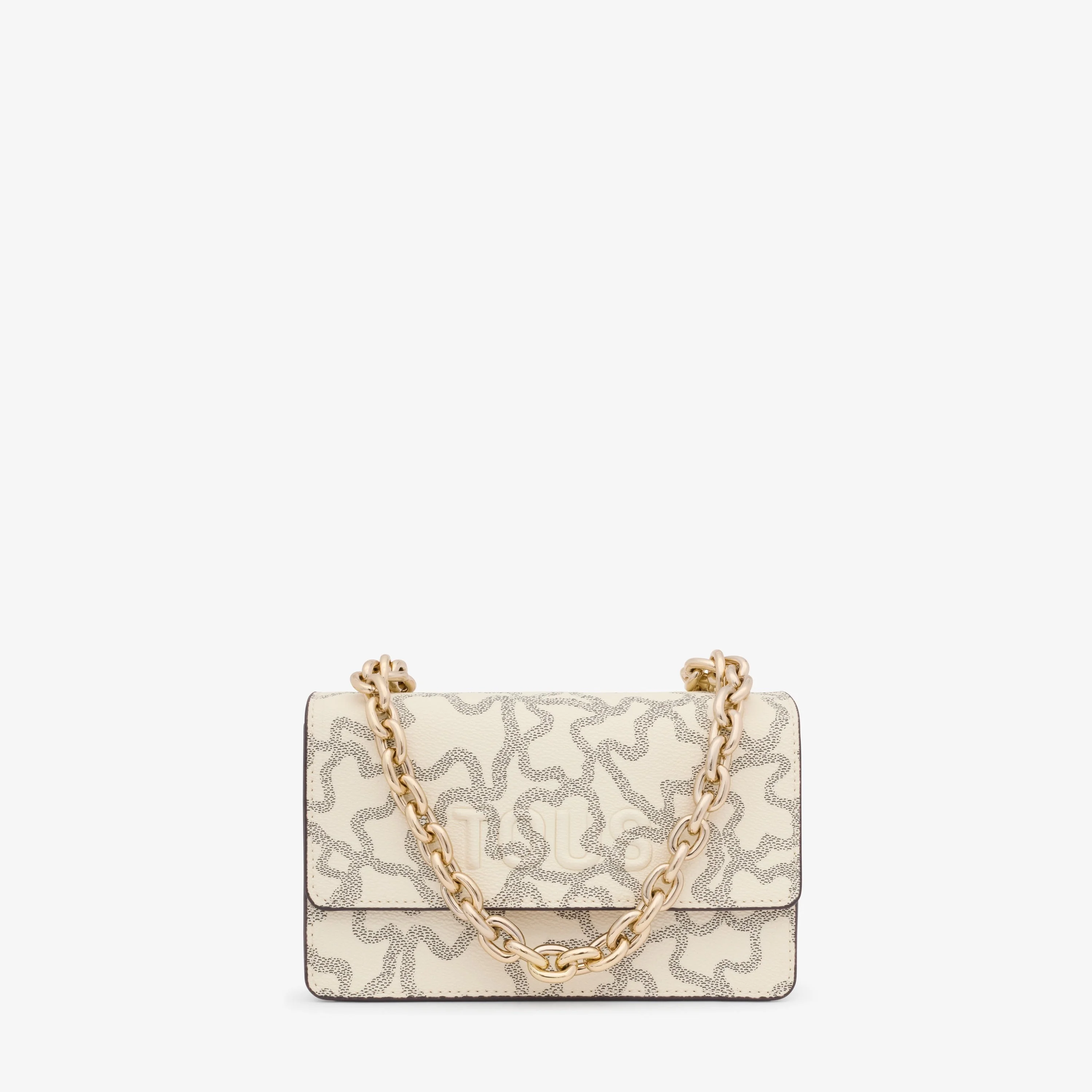 Kaos Icon small beige with flap Crossbody bag - 1
