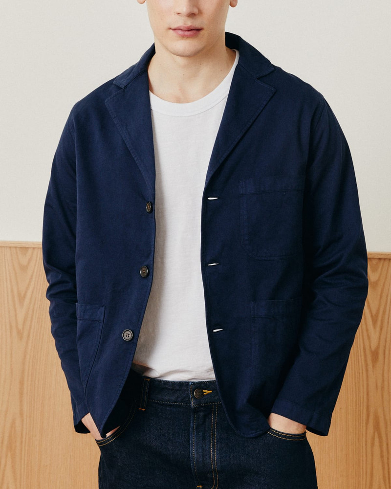TWILL BLAZER - NAVY 3