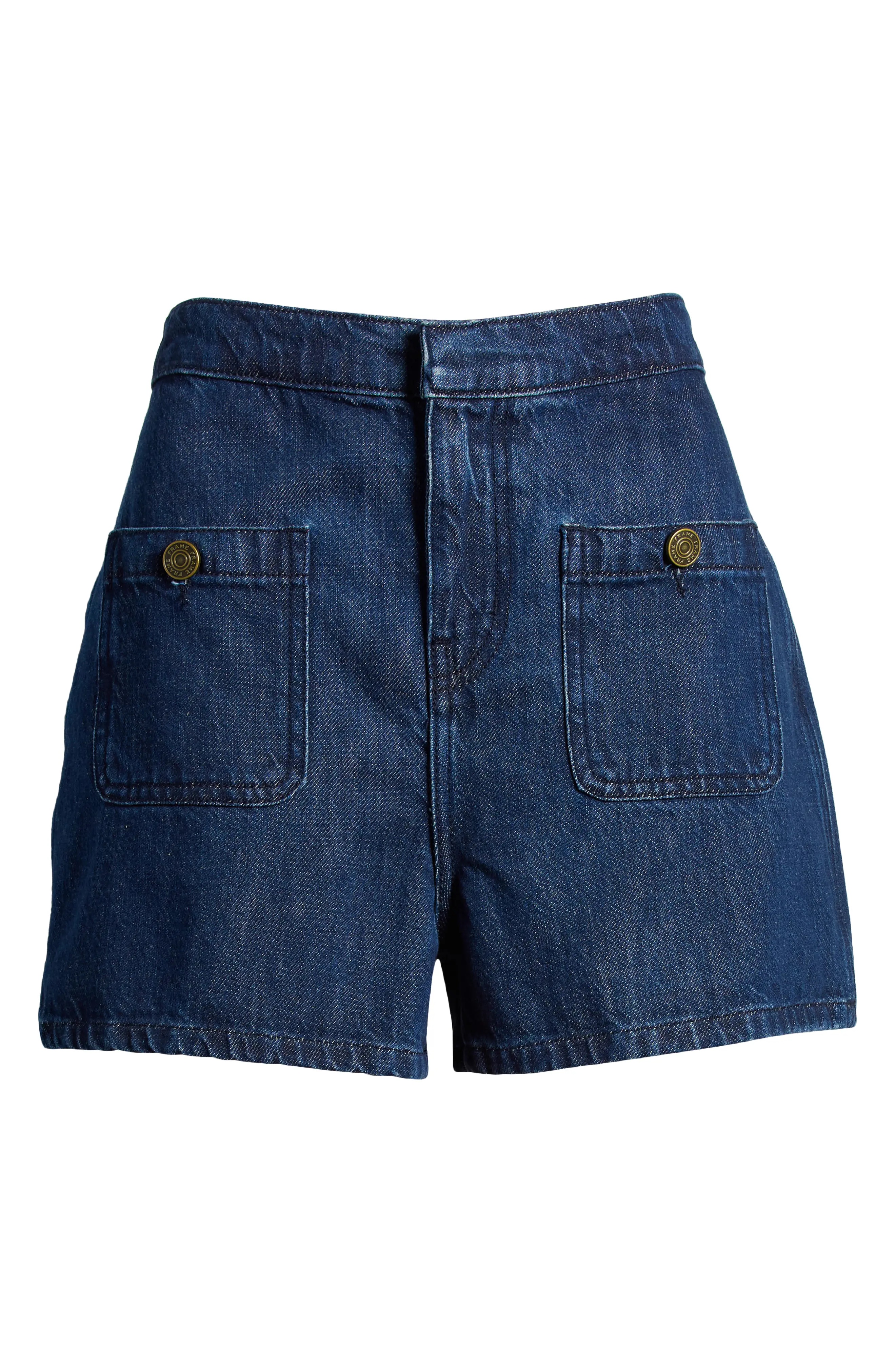 Pocket Denim Shorts - 5
