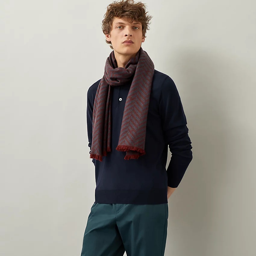 H Chevron Artisanale muffler - 2