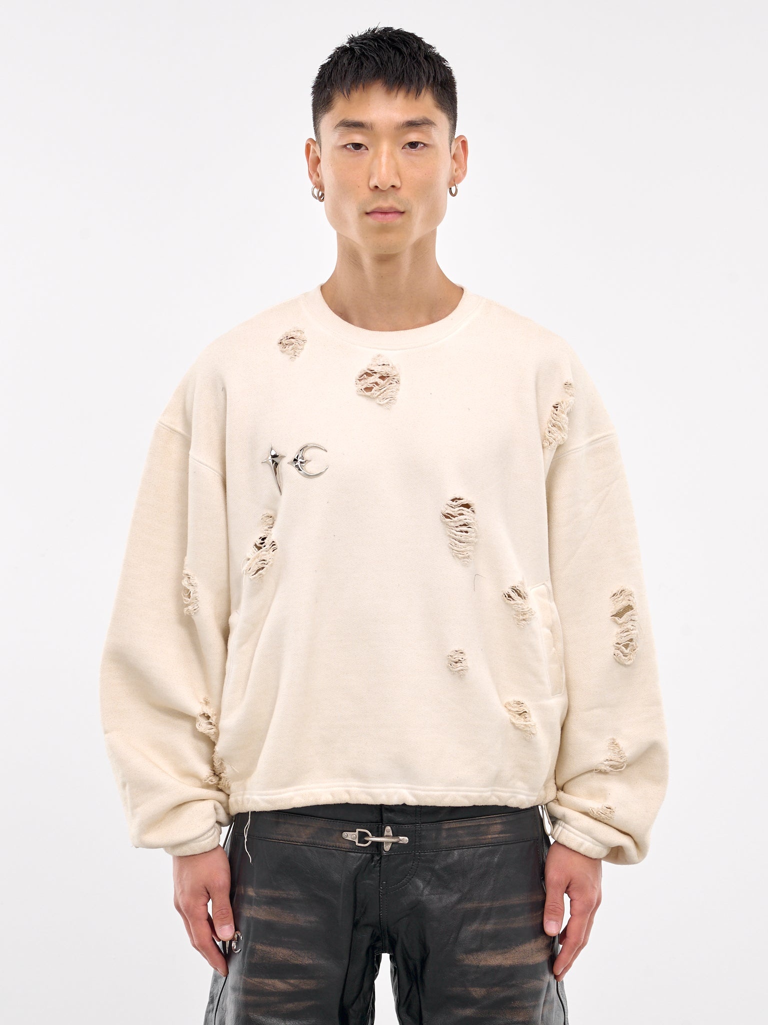 【THUG CLUB】War Victim Thug Club War Victim Sweater | REVERSIBLE