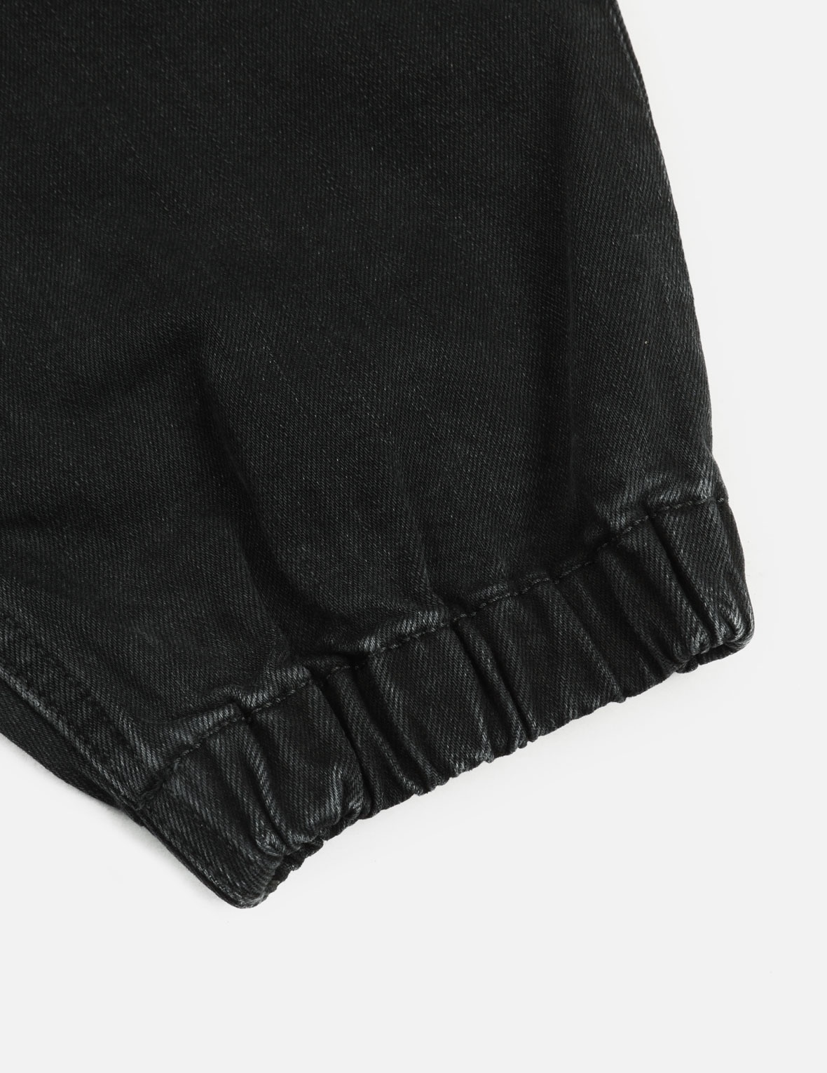 MULTI BADGES AND SEAGULL PRINT LOOSE FIT DENIM JOGGERS - 10